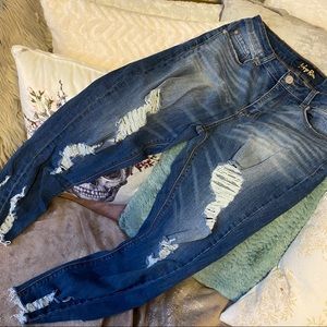 EUC Skinny cropped jeans